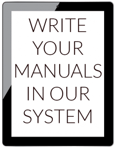 Write Your Manuals In Our SYstem