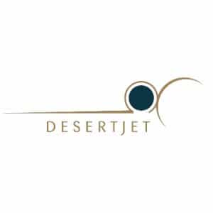 desert jet logo aviation