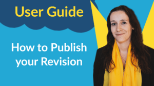 how to publish your new revision or document in web manuals