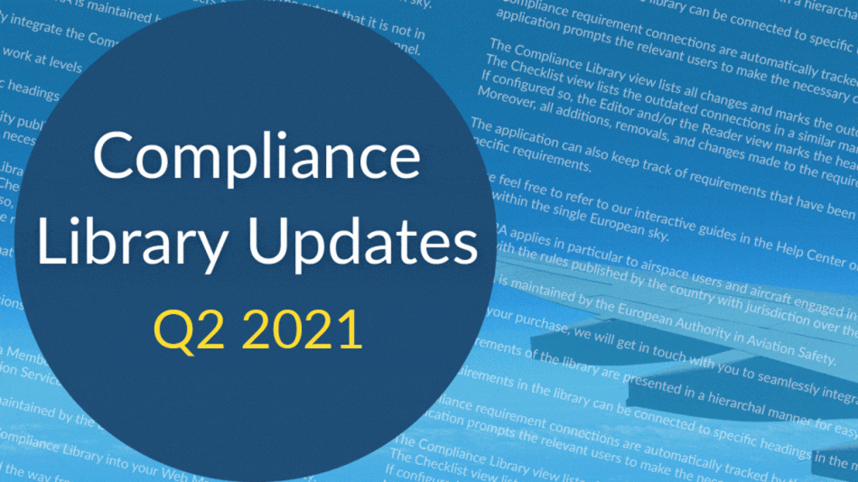 Compliance Library Updates Q2 2021