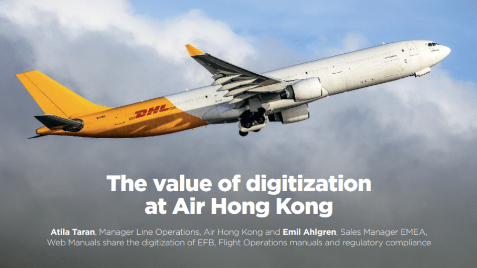Case Study Air Hong Kong Digitization of Aviation Manuals