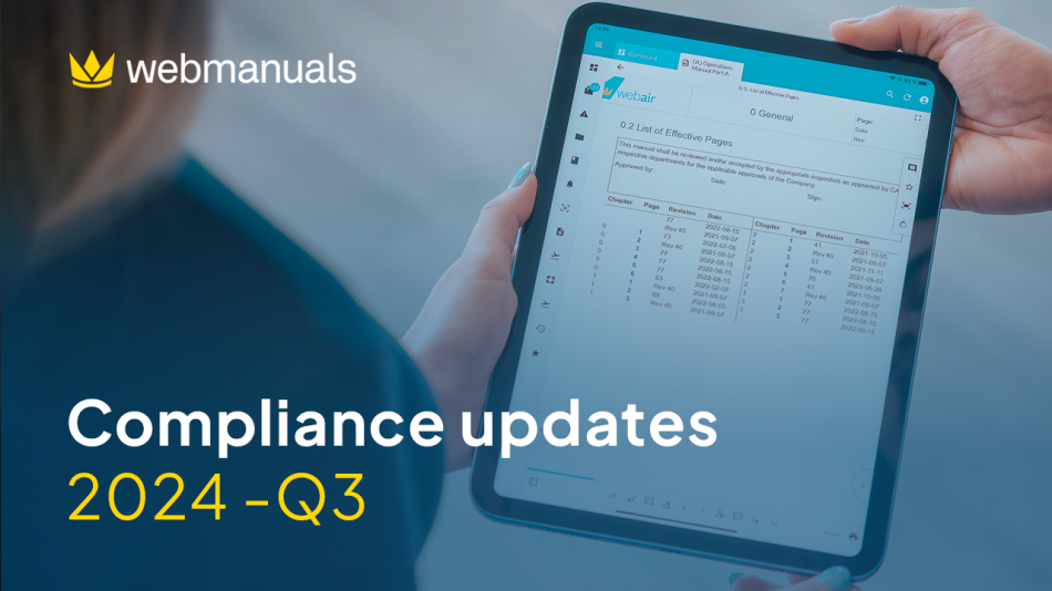 Compliance updates